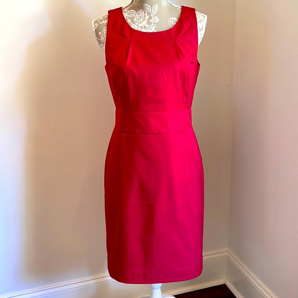 J. Crew red dress
